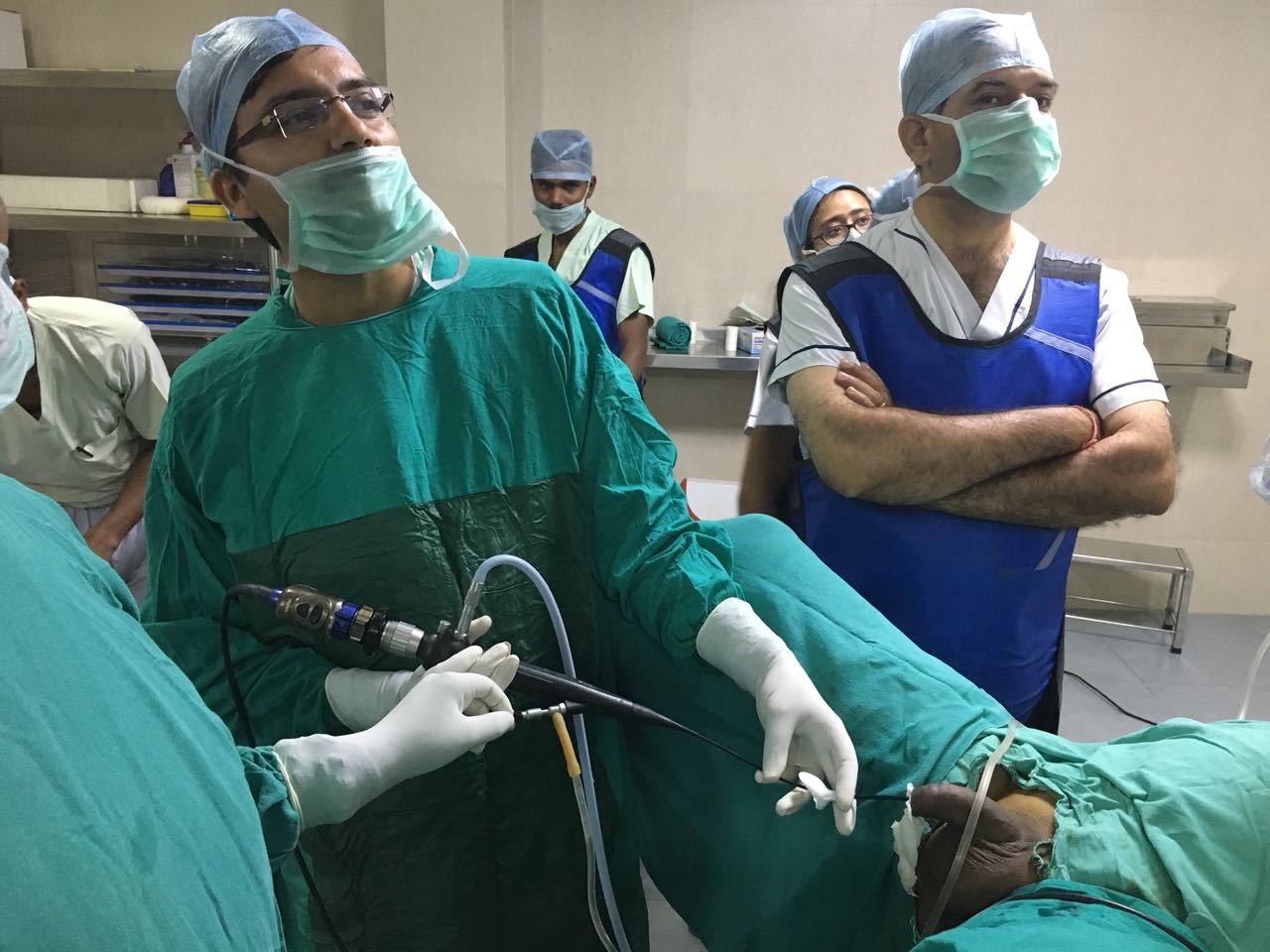 Flexible Ureteroscopy using high watt LASER for large burden kidney stone