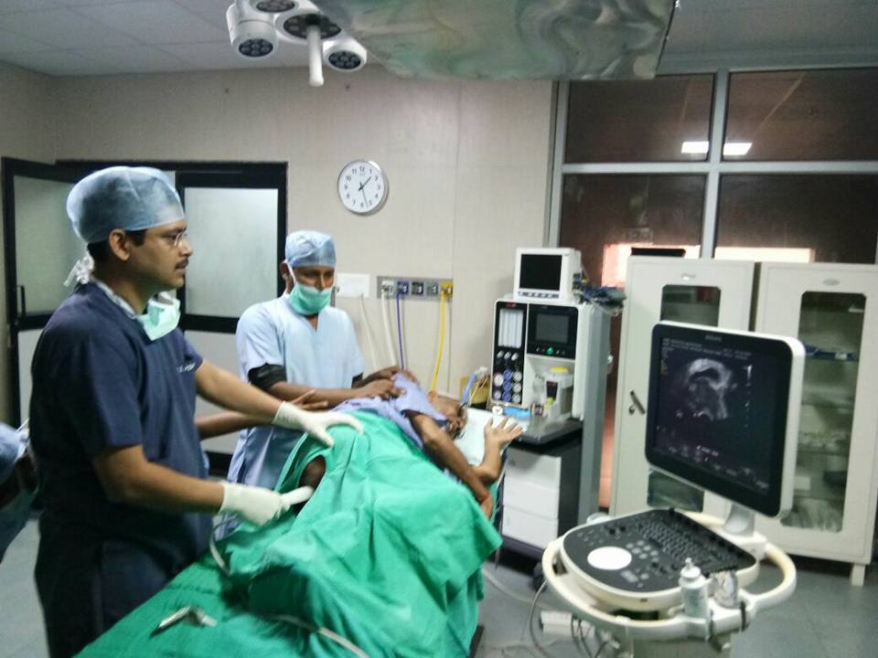 * TRUS guided prostate biopsy